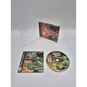Army Men 3D (Sony PlayStation 1, 1999) CIB Complete w/Registration Card Tested
